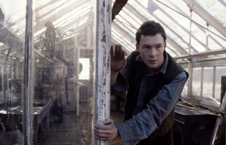 Ewan Stewart in a scene from Rain On The Roof in 1980.