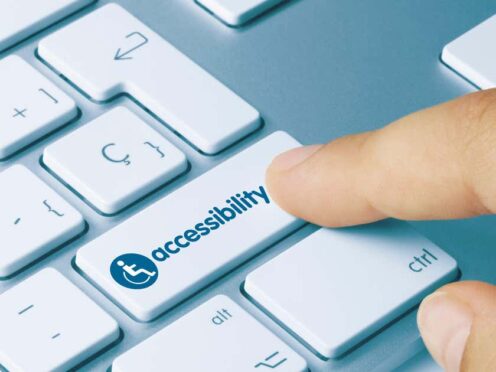 The committee’s report said many private sector websites continued to ‘fall short’ of being accessible to disabled consumers (PA)