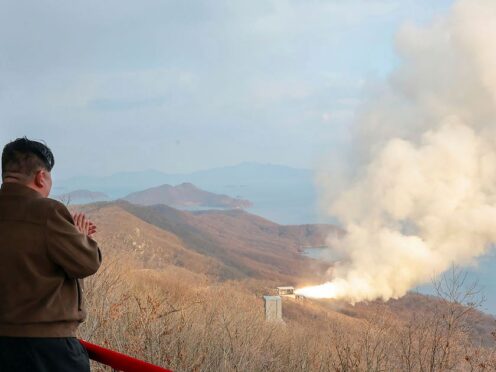 Kim Jong Un personally supervised the test (Korean Central News Agency/Korea News Service via AP)