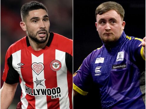 Neil Maupay and Luke Littler engaged in a social media tussle (PA)