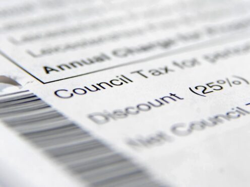 Council tax bills are set to rise by an average 5% (Joe Giddens/PA)