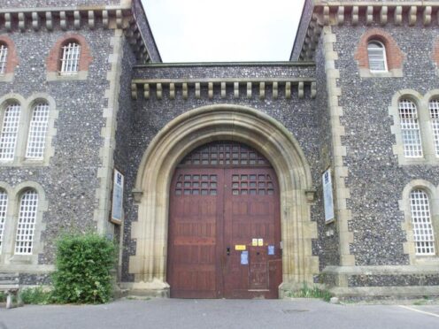 Sussex Police said it was assisting the ambulance service ‘following the report of a medical incident’ at HMP Lewes (PA)
