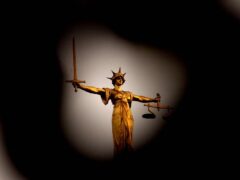 A framed view of the Scales of Justice 9Chris Young/PA)