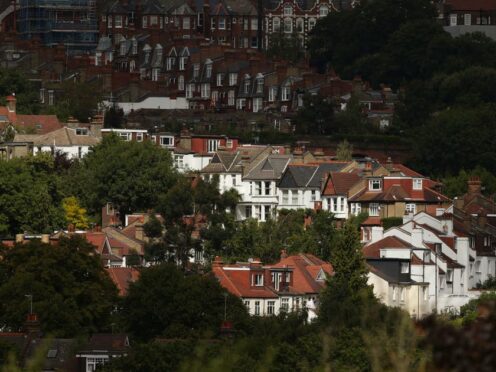 House sales edged up in February for the second month in a row, but were still lower than a year earlier, according to HMRC (Yui Mok/PA)