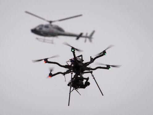 Technology that could save police forces money has been backed in the budget, including a scheme for greater use of drones (Stefan Rousseau/PA)