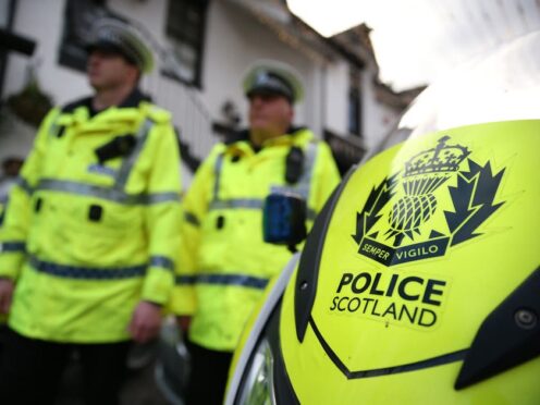 Police Scotland said no-one was injured in the incident (Andrew Milligan/PA)
