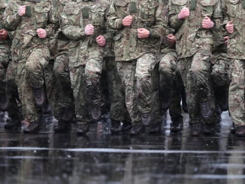 Latvian foreign minister says Britain should consider conscription (Andrew Matthews/PA)