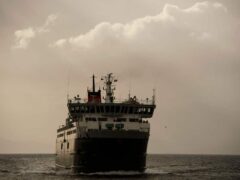 The MV Caledonia Isles is facing major repairs, causing disruption on west coast CalMac routes (John Linton/PA)