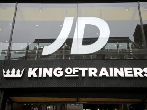 A branch of JD Sports on Oxford Street, central London (PA)
