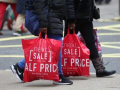 The ONS released new retail statistics on Friday (Isabel Infantes/PA)