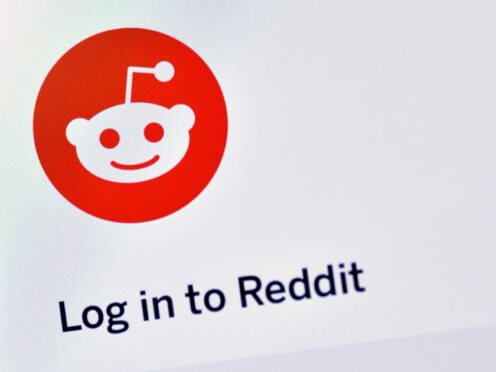 Stock photo of the Reddit social media app icon on a smartphone (NIck Ansell/PA)
