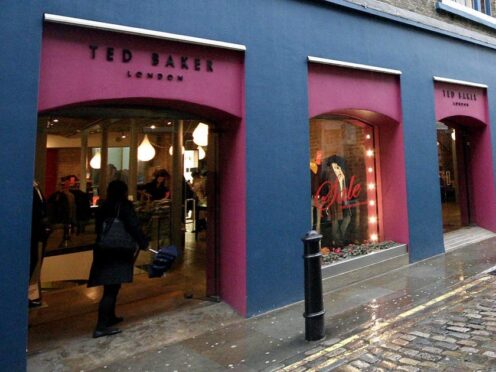 Ted Baker employs around 975 people. (Mikael Buck/PA)