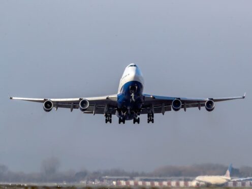 Unlike leisure travel, flights for business have failed to return to pre-coronavirus levels (Steve Parsons/PA)