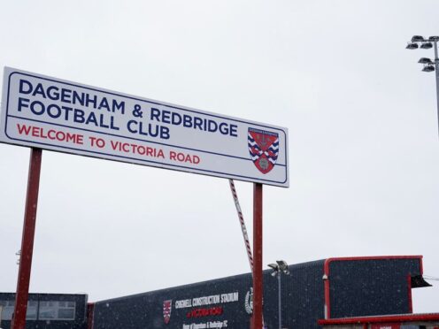 Dagenham & Redbridge beat Altrincham 3-1 (Zac Goodwin/PA)