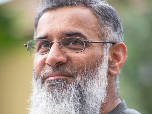 Anjem Choudary has pleaded not guilty to two terror offences relating to banned organisation Al-Muhajiroun (Dominic Lipinski/PA)
