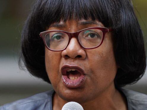 MP Diane Abbott criticised the Speaker after not being called on during PMQs (Ian West/PA)