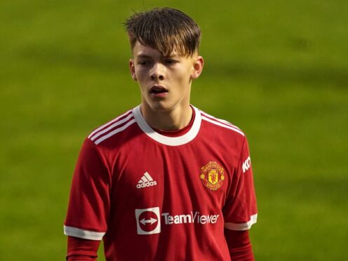 Manchester United loanee Sam Mather rescued a point for Rochdale (Martin Rickett/PA)