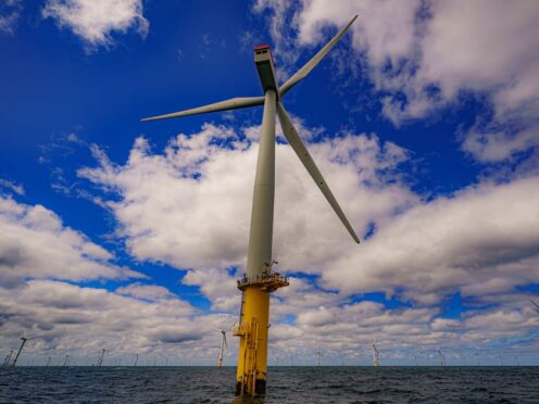 Offshore wind turbine (Ben Birchall/PA)