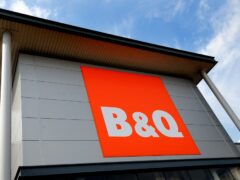 B&Q owner Kingfisher has revealed annual profits slumped by more than a quarter and warned over another steep fall in earnings this year as it overhauls its French arm to help revive its fortunes (PA)