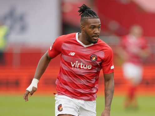 Dominic Poleon stepped off the bench to rescue Ebbsfleet a point (Zac Goodwin/PA)