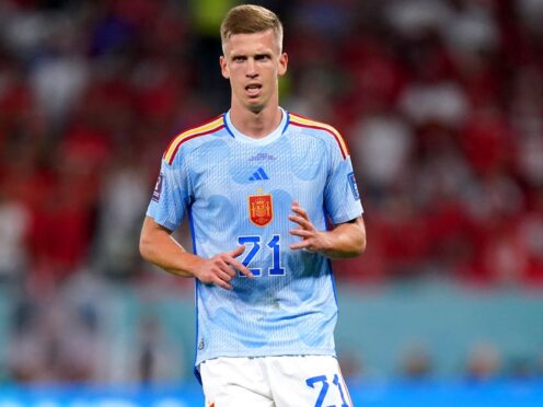 Dani Olmo could be heading to Old Trafford (Adam Davy/PA)