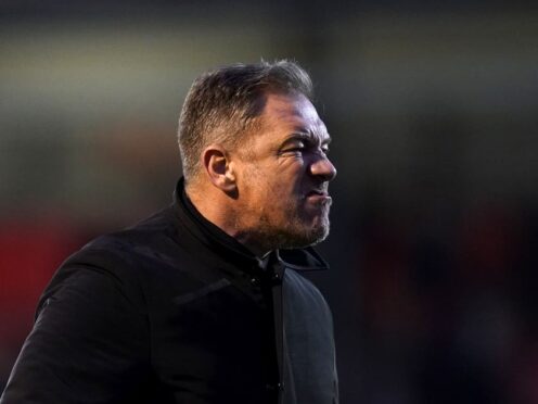 Scott Lindsey was less than impressed with Crawley’s display (Gareth Fuller/PA).