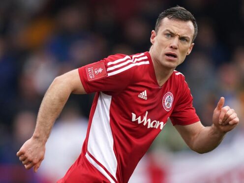 Shaun Whalley notched for Accrington (Mike Egerton/PA)