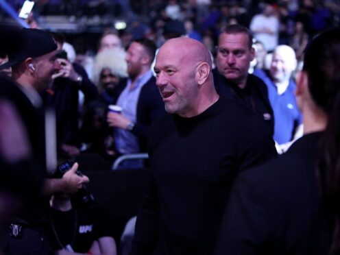 UFC President Dana White (pictured) awarded a ‘Bite of the Night’ bonus to Andre Lima (Kieran Cleeves/PA)
