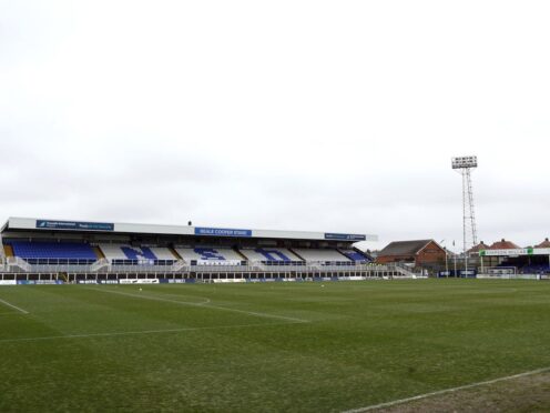 Hartlepool and Southend drew 0-0 at Victoria Park (Will Matthews/PA)