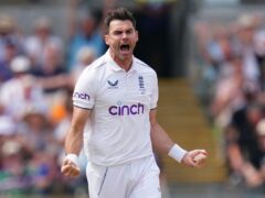 James Anderson has joined Test cricket’s 700 wickets club (David Davies/PA)
