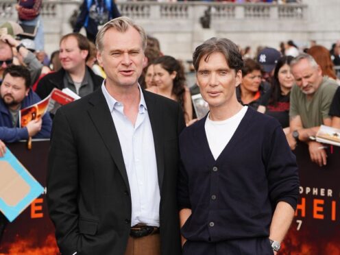 Christopher Nolan and Cillian Murphy (Ian West/PA)