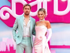 Ryan Gosling and Margot Robbie were among the highest paid actors of 2023, according to Forbes (Ian West/PA)