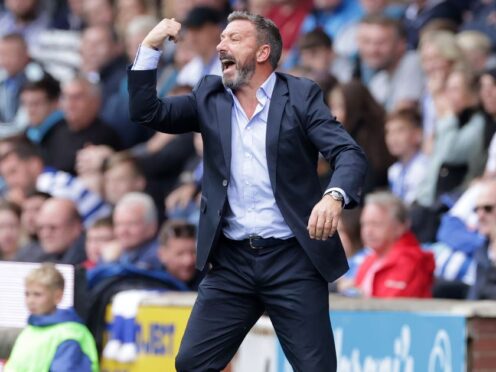 Kilmarnock manager Derek McInnes during the cinch Premiership match at the BBSP Stadium Rugby Park, Kilmarnock. Picture date: Saturday August 5, 2023.