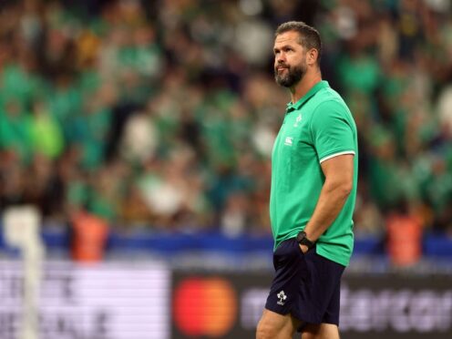 Ireland head coach Andy Farrell is now targeting wins against South Africa (Bradley Collyer/PA)