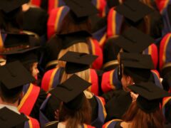 University tuition fees for domestic undergraduate students have been frozen at £9,250 a year since 2017 (Chris Radburn/PA)
