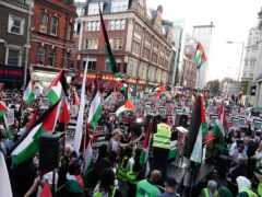 London has seen regular pro-Palestine protests in recent months, which the Government’s counter-extremism tsar claimed had turned the city into a ‘no-go zone for Jews’ (Jordan Pettitt/PA)