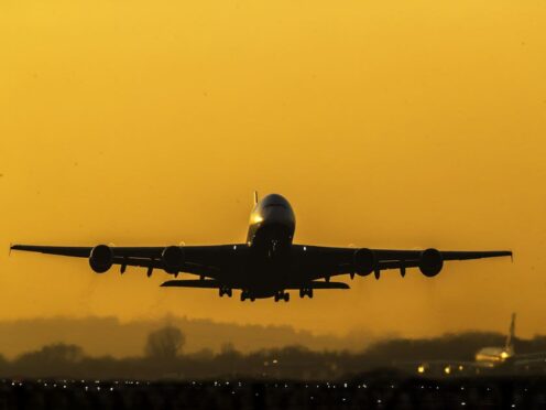 Charges are paid by airlines but are generally passed on to passengers in air fares (Steve Parsons/PA)