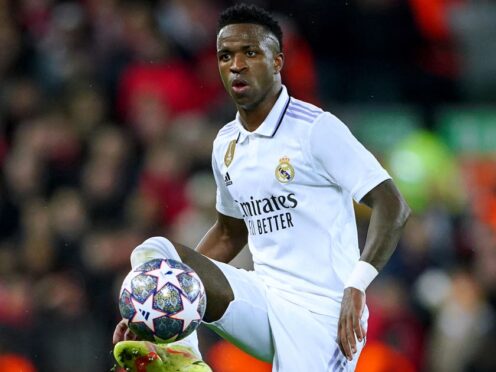 Vinicius Junior has called on UEFA to act after he was again targeted in racist chants (Peter Byrne/PA)