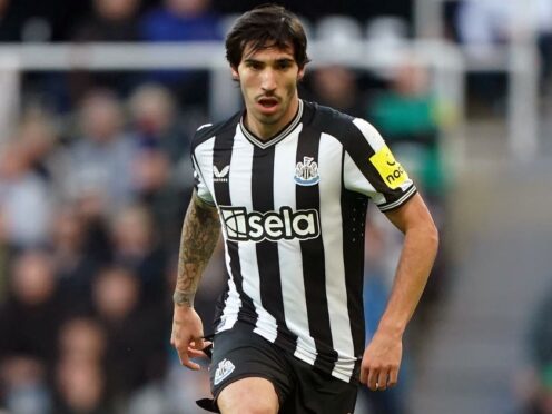 Sandro Tonali joined Newcastle in the summer (Owen Humphreys/PA)