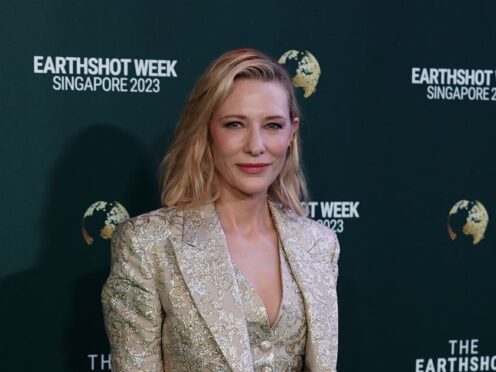 Actress Cate Blanchett has said she does not find ageing ‘confronting’ (Jordan Pettitt/PA)