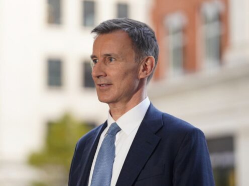 Chancellor Jeremy Hunt looks set to unveil a 2p cut to national insurance in Wednesday’s Budget (James Manning/PA)