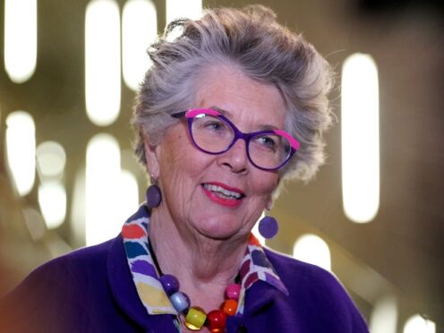 Dame Prue Leith has confirmed why she will not be filming another series of the celebrity version of The Great British Bake Off (Andrew Milligan/PA)
