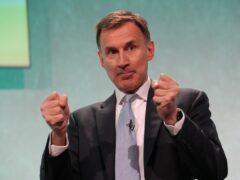 Chancellor Jeremy Hunt’s constituency office was attacked with offensive graffiti earlier this week (Maja Smiejkowska/PA)
