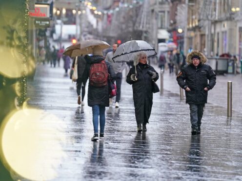 A wet February brought gloom to retailers (PA)