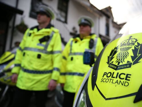 Police Scotland unveiled a new policing model (Andrew Milligan/PA Wire).