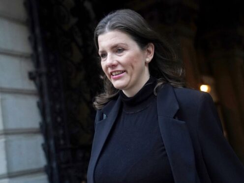 Michelle Donelan has agreed to pay an undisclosed sum to academic Kate Sang (James Manning/PA)