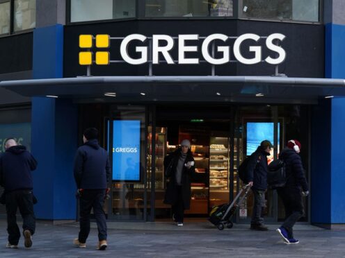 Greggs stores across the UK were forced to close on Wednesday morning after technical issues halted payments (Aaron Chown/PA)