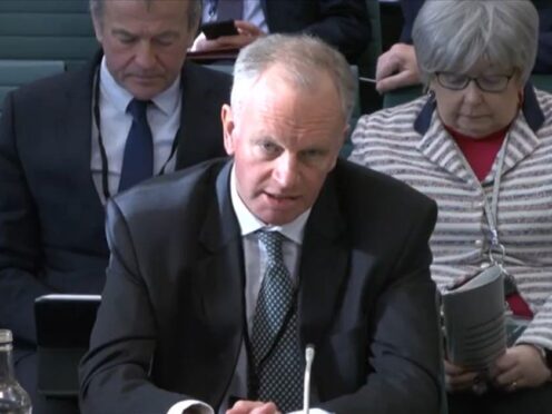 Nick Read, chief executive of the Post Office, gave evidence to the committee last week (House of Commons/UK Parliament/PA)
