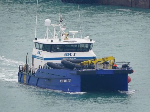 Boats used by people thought to be migrants are brought in to Dover, Kent (Gareth Fuller/PA)