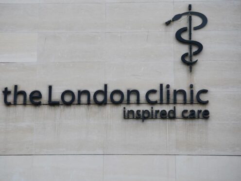 Staff at The London Clinic have been accused to trying to access the Princess of Wales’ private medical records (PA)